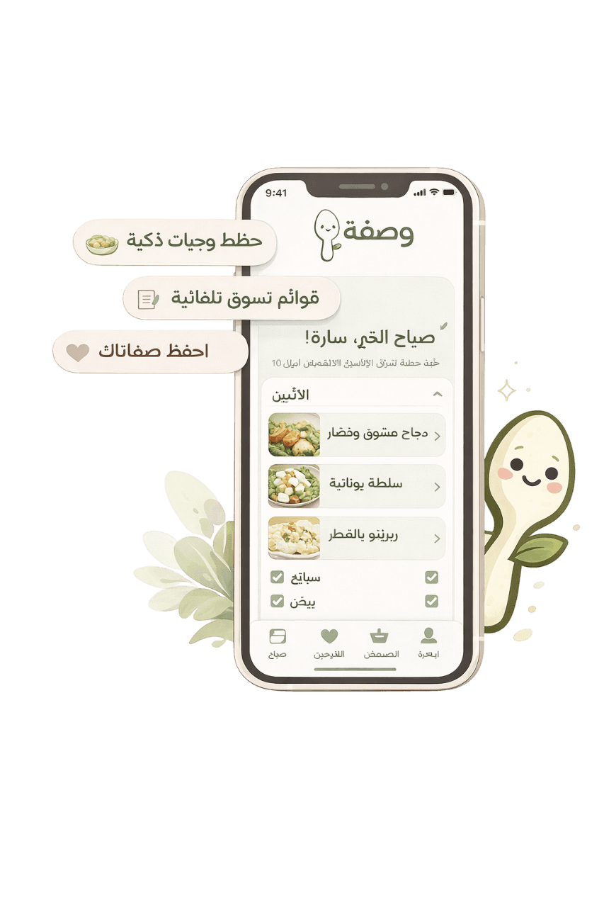 معاينة تطبيق وصفة